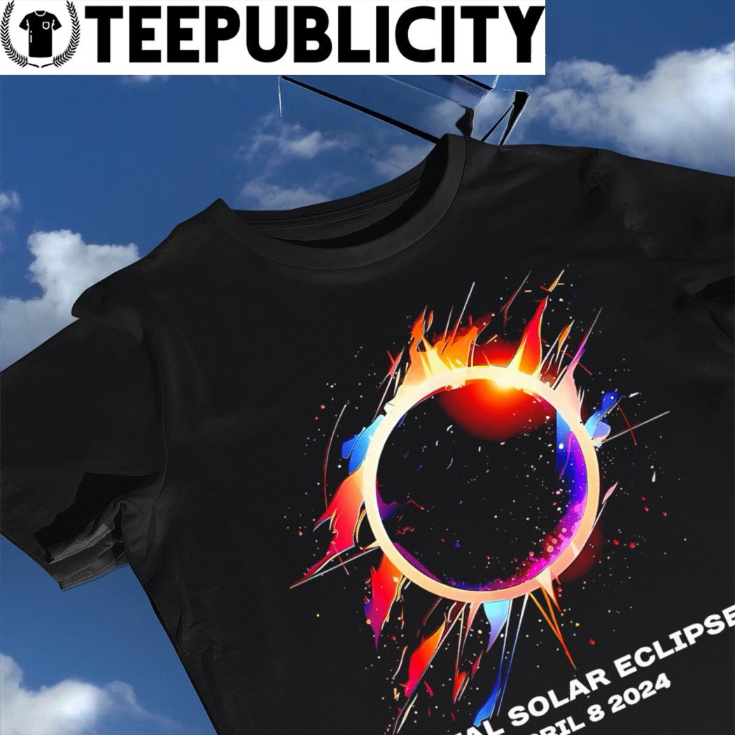 Solar Eclipse 2024 Black Tank Top Shirt - Unique Astronomical Design for Men, Women Ladies XS