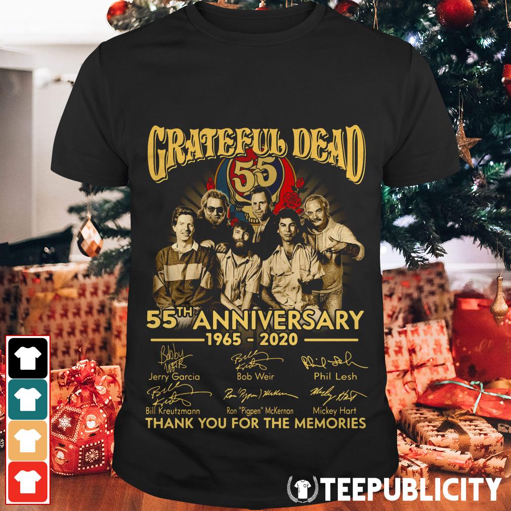 Grateful Dead 55th anniversary 1965-2020 thank you for the 