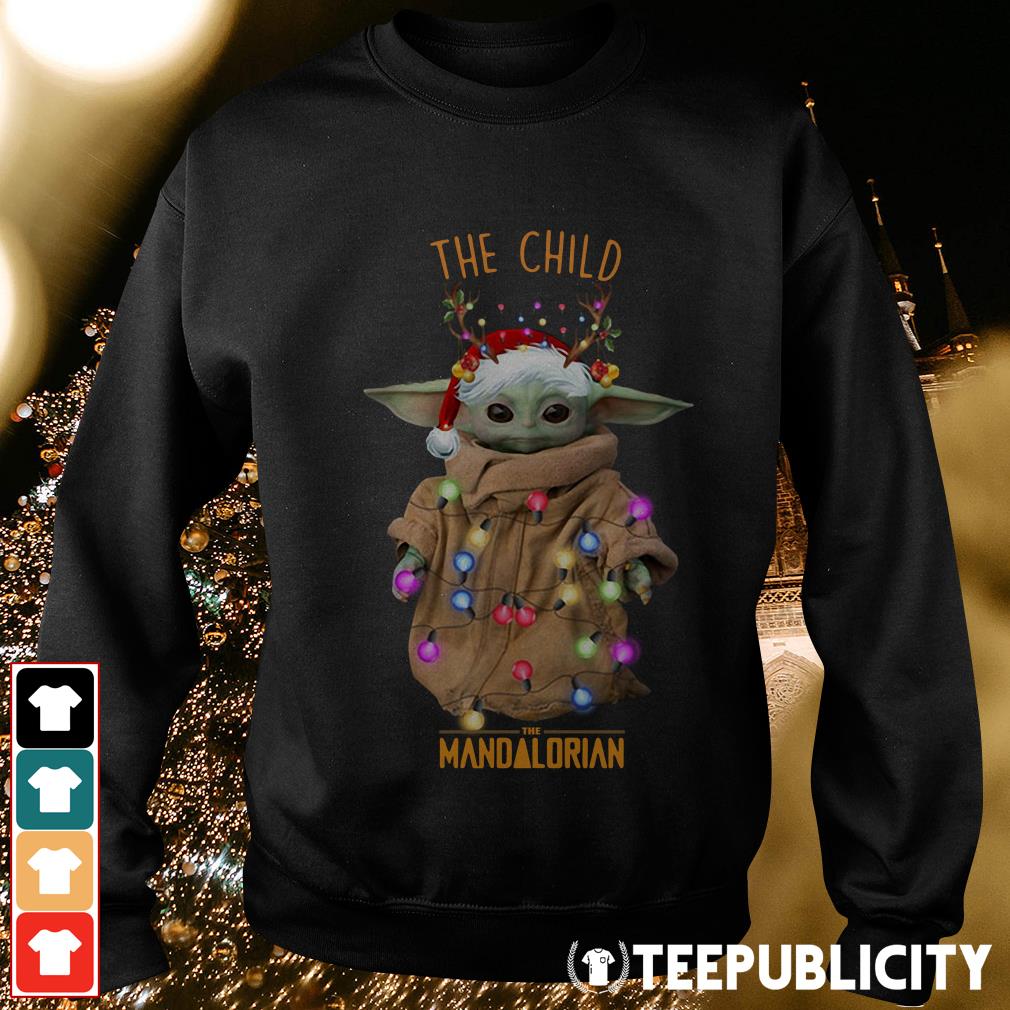 tieners repetitie Slechte factor Official The child light The Mandalorian Star Wars Christmas shirt, hoodie