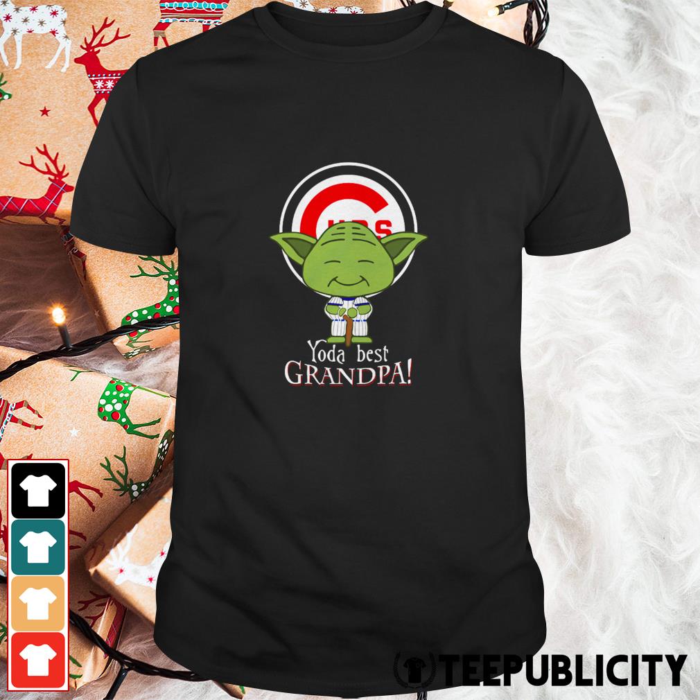 Chicago Cubs Yoda best grandpa shirt, hoodie and sweater