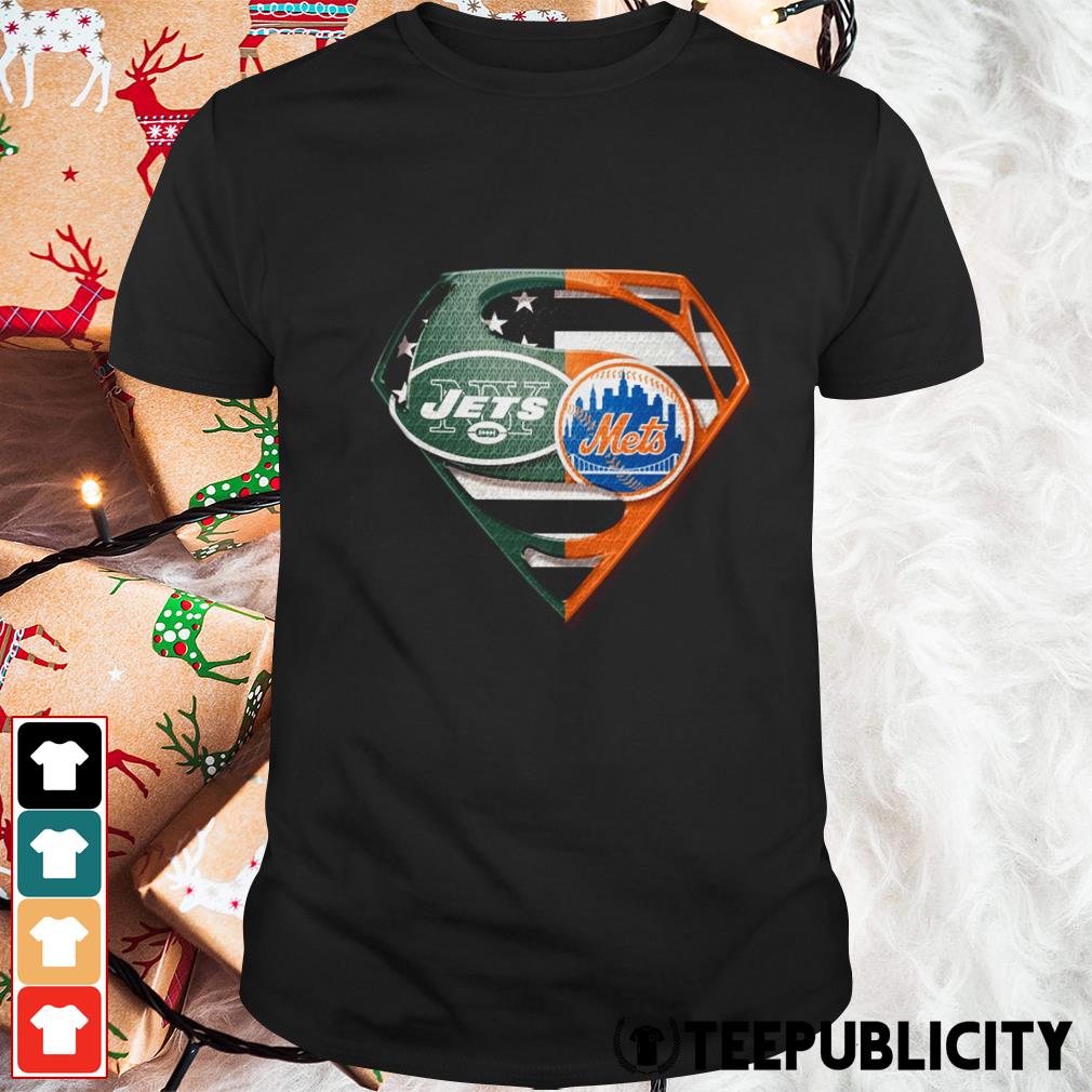 Superman New York Jets and New York Mets shirt, hoodie, sweater