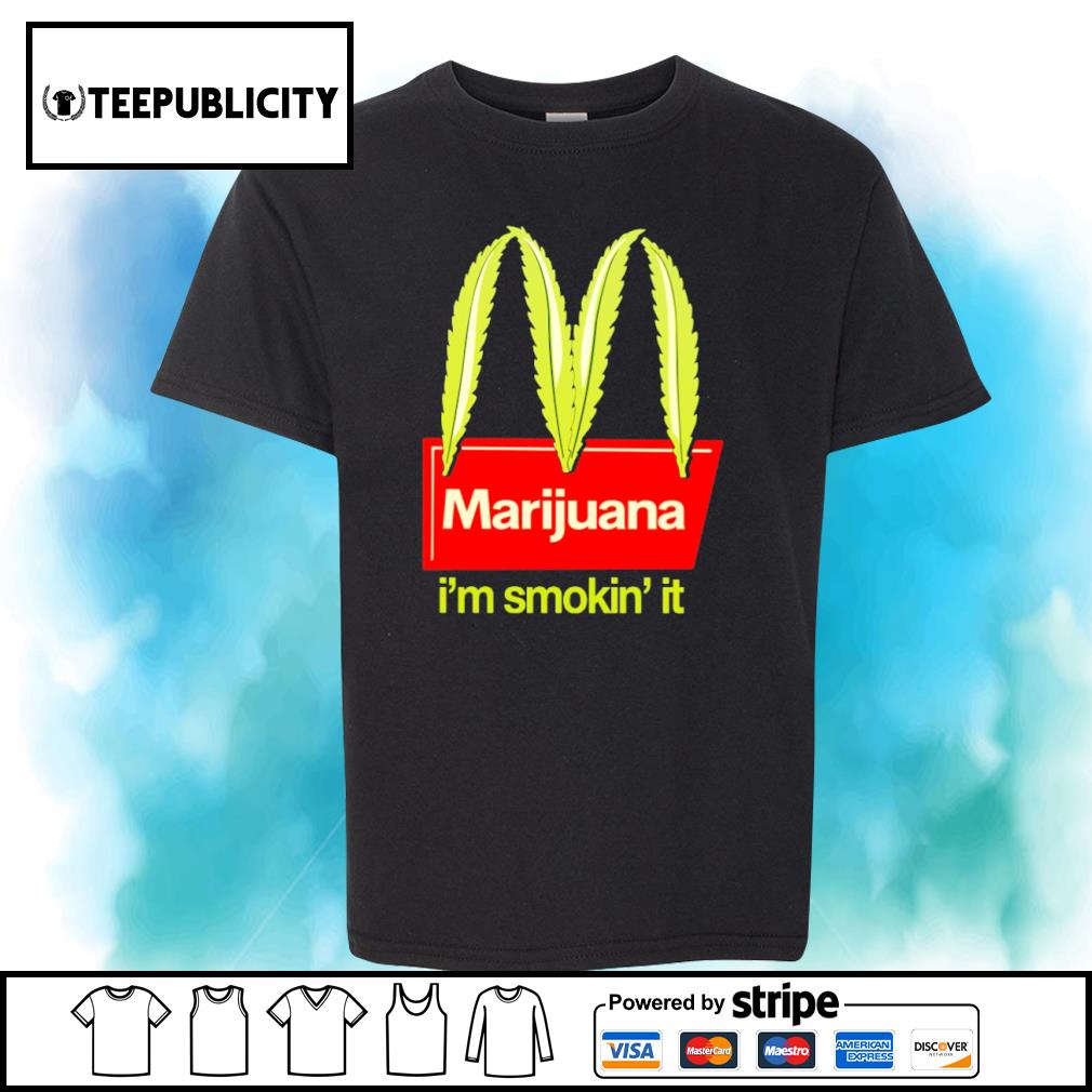 90s マクドナルド tシャツ marijuana i´m smokin it-