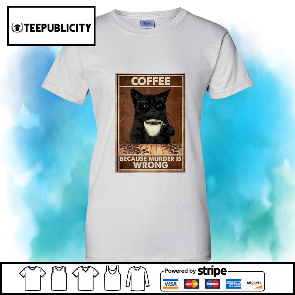 Codeword Coffee Makes Me Feel Less Murdery - T-shirts Heather Grey / Black Print / XL