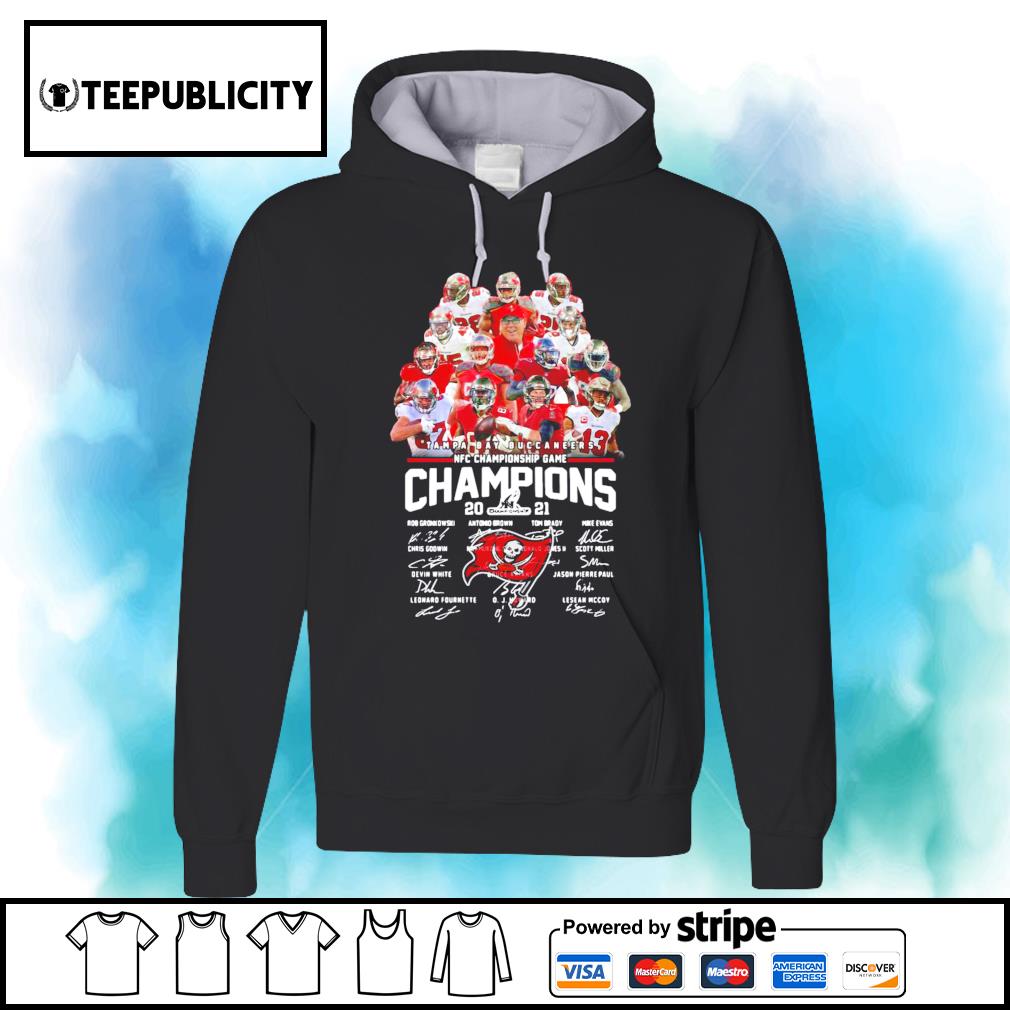 Buccaneers 2021 NFC champions Buccaneers vs Packers January 25 shirt,  hoodie, sweater and v-neck t-shirt