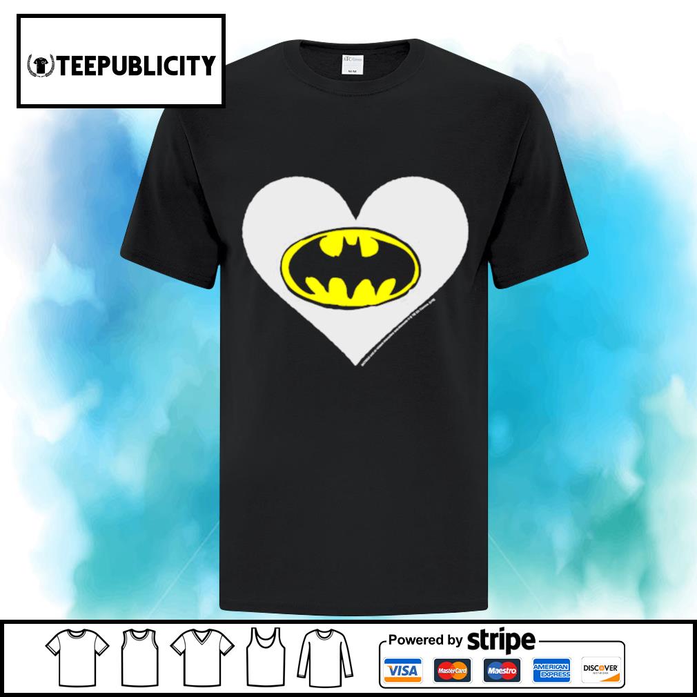 DC Comics sweater, and Day heart long Batman tank Valentine\'s sleeve logo shirt, hoodie, top