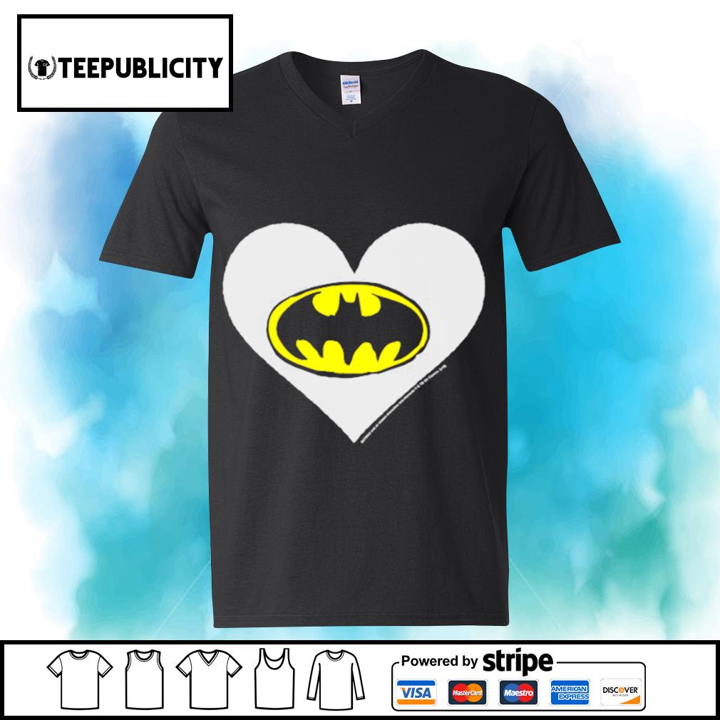 and heart long top Valentine\'s Day DC sleeve Comics logo Batman tank hoodie, sweater, shirt,